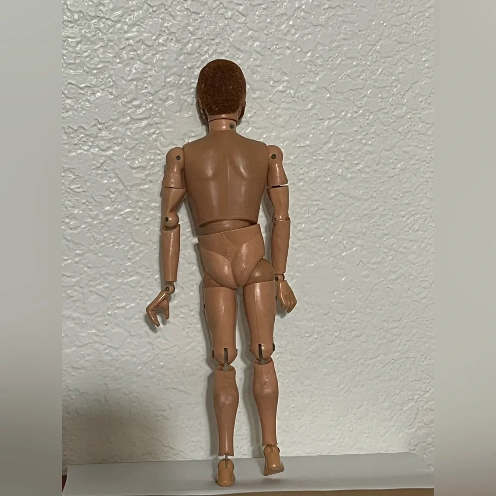 VINTAGE 1964 GI JOE BENDABLE DOLL FLOCKED REDISH HAIR RARE